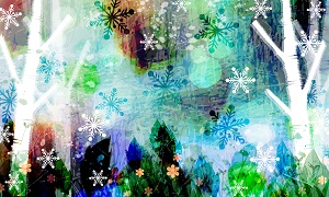 Christmas Symbols Abstract